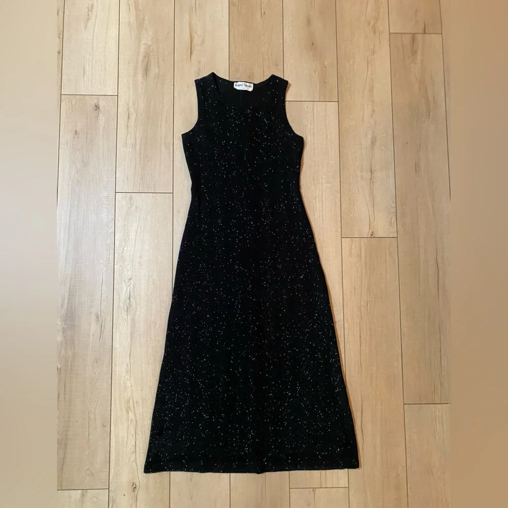 Sparkly Ronni Nicole Black Sparkly Dress Knit Dress | Size SP - Picture 6 of 13
